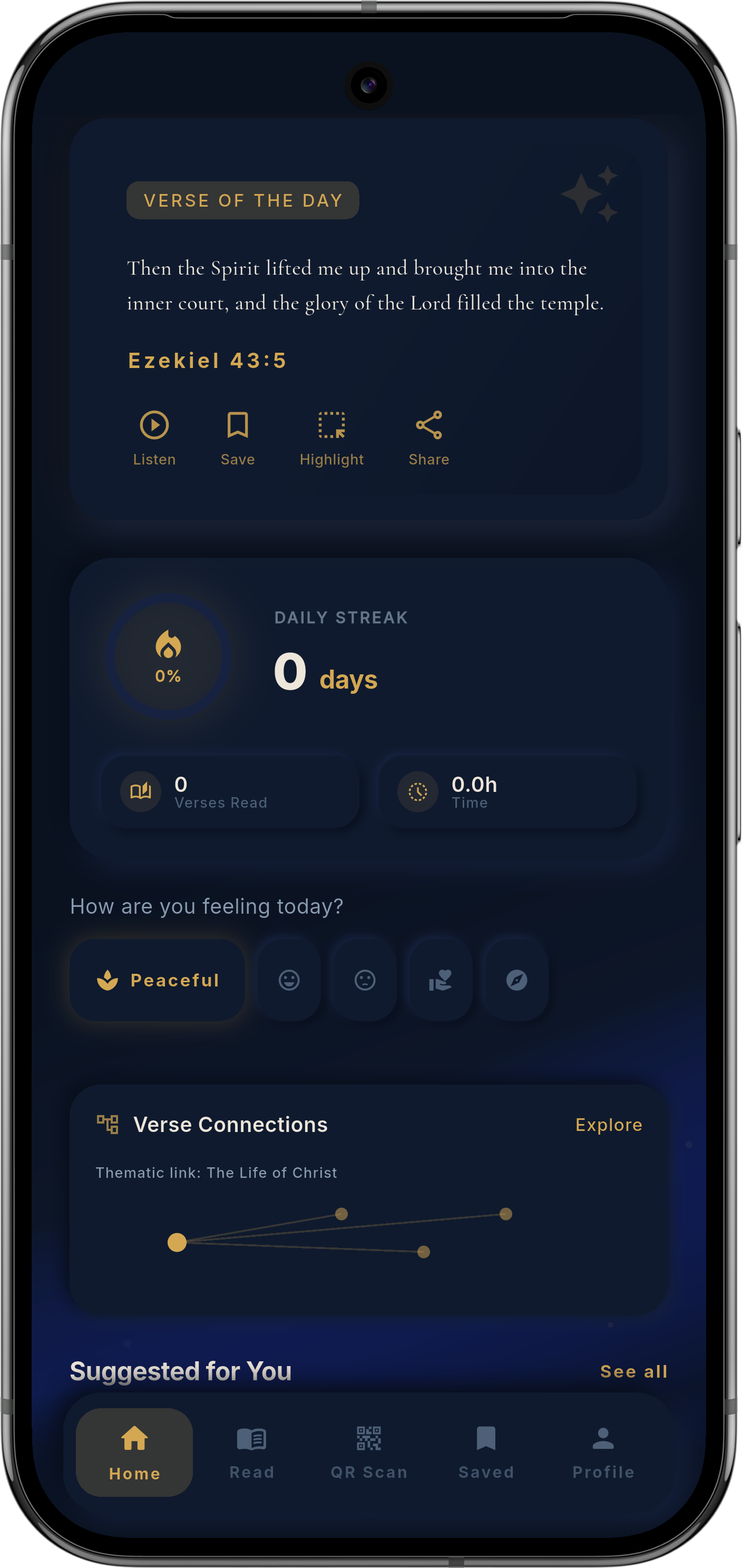 Quiz screen